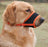Soft mesh dog muzzles in four colours and six sizes