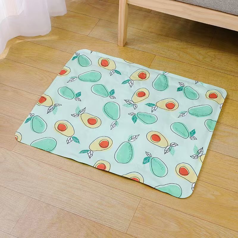 Cool-touch pet cooling mat with ice bear print, product image 11