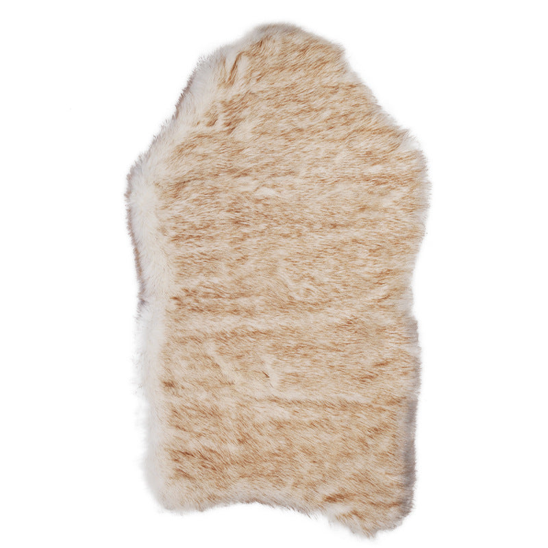 Soft plush faux fur dog mat with foam, product gallery photo