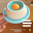 Anti-Spill Licking Toy and Slow Feeder in PP for Cats and Dogs, Orange, Blue or Universal