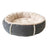 Round plush and corduroy pet bed for dogs and cats, photo 3 of 20
