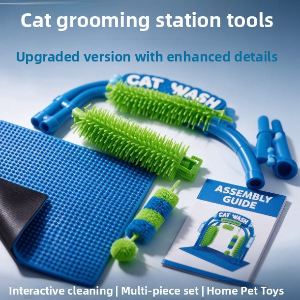 Electric Cat Grooming Station with Deshedding Function