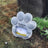 Pet Memorial Resin Tombstone with Paw Print Design