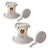 Cotton-linen bear harness and lead for dogs and cats, ideal for everyday use