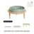 Ceramic Slow Feeder Dog Bowl in Ivory or Green, 15.5cm or 21cm, Optional Elevated Stand