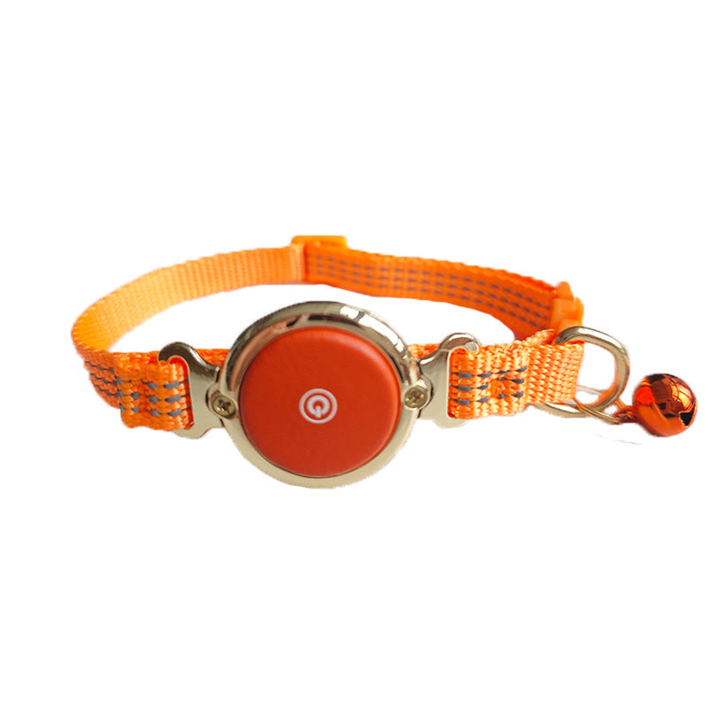 Slim nylon pet collar with built-in rechargeable Bluetooth locator, product image 5