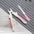 Stainless Steel Pet Nail Clippers with Wave or Curved Handle