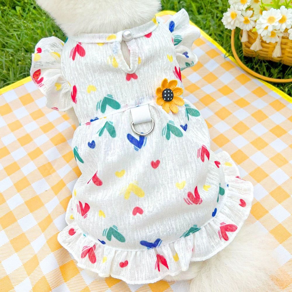 Flutter sleeve dress for dogs and cats, available in 2 styles, image 15