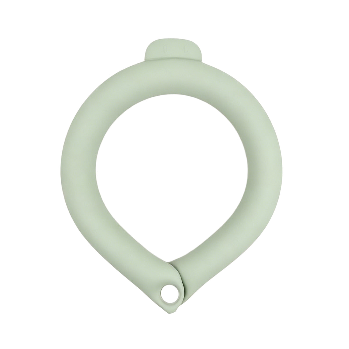 Cooling collar for dogs and cats in Lotus Pink, close-up detail