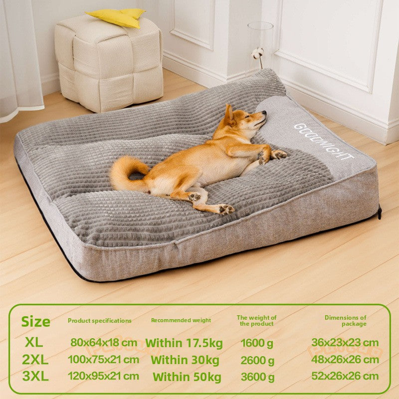 Removable washable dog bed for medium and large dogs, detail photo 9