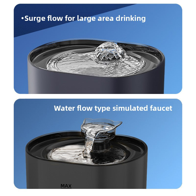 Quiet Automatic Circulating Pet Water Fountain with Replaceable Filters for Cats and Dogs
