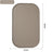 Foldable Non-Slip Silicone Pet Feeding Mat for Single or Double Bowls, Easy to Clean