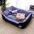 Warm donut pet bed with blanket and toy bone, photo 63 of 80