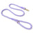 Pastel woven dog collars with gold buckles in many colours