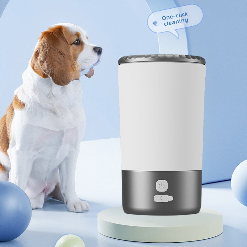Automatic Dog Paw Washing Cup with Forward and Reverse Rotation