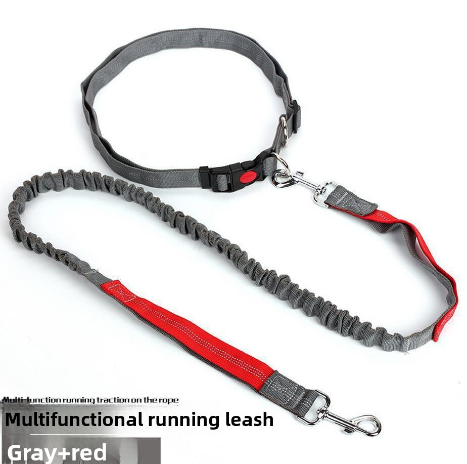 Hands-free stretch running lead for dogs in 4 colour options