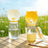 Portable dog water bottle in food-grade ABS, front view