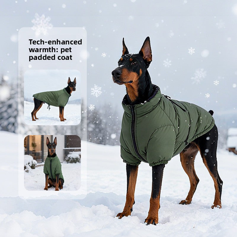 Padded British style dog vest, available in 4 colours, image 1