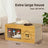 Double layer corrugated cardboard cat scratcher house and lounger, photo 7