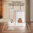 Elevated Cat Feeder and Water Bowl Combo with Dual Bowls and Smart Sensor