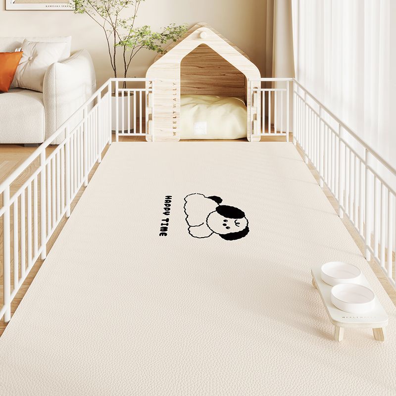 Waterproof PVC dog crate mat in Woof Takeoff, size 40 x 60cm