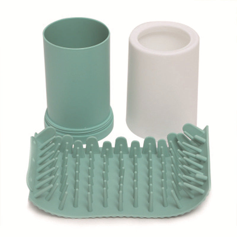 Detachable Silicone Dog Paw Scrubber Cup, Easy Muddy Paw Wash