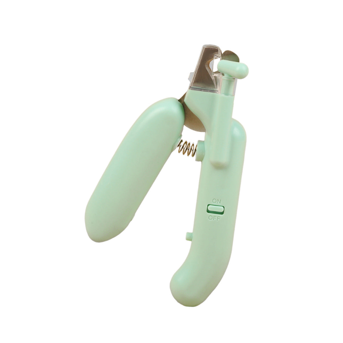 LED Pet Nail Clippers with Safety Guard and Non-Slip Handle