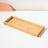 Square ceramic pet dishes on a raised bamboo feeding tray, view 11