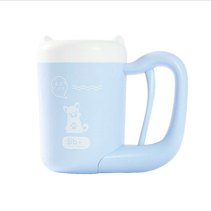 Press Action Pet Foot Washing Cup for Dogs and Cats