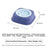 Ceramic Slow Feeder Pet Bowl with Removable Yogurt Box and Non-Slip Base in Seven Colours