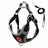 Reflective vest harness with flat lead in 4 colour options
