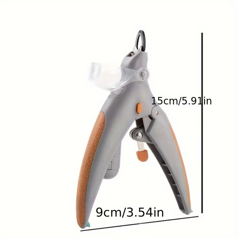 LED Cat and Dog Nail Scissors with Anti-Slip Handle