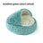 Gradient grey semi-enclosed shell cat bed in short velvet, photo 31