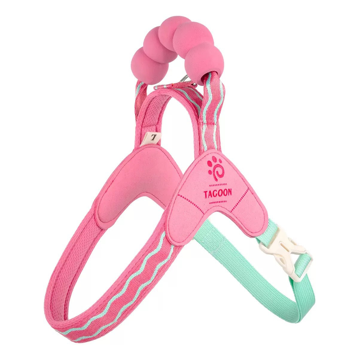 Adjustable dog harness with soft cloud-shaped sponge handle, product image 8