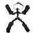 Black waterproof dog shoe covers with anti-slip soles and back strap, product image 9