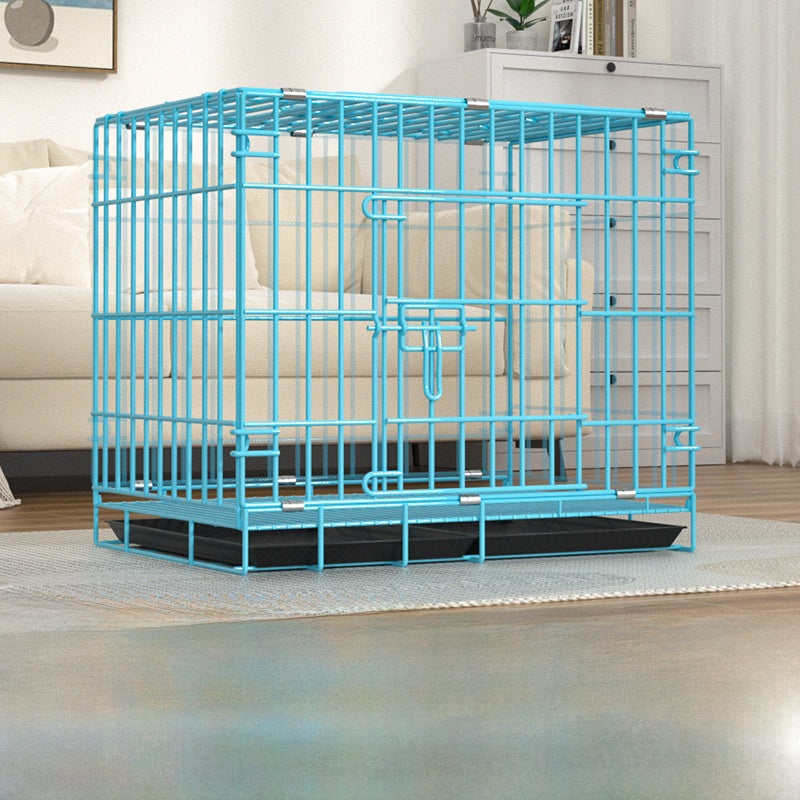 Foldable iron pet crate for small dogs, detail photo 27