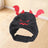 Cute animal headgear hat for cats and small dogs in Pig, top view