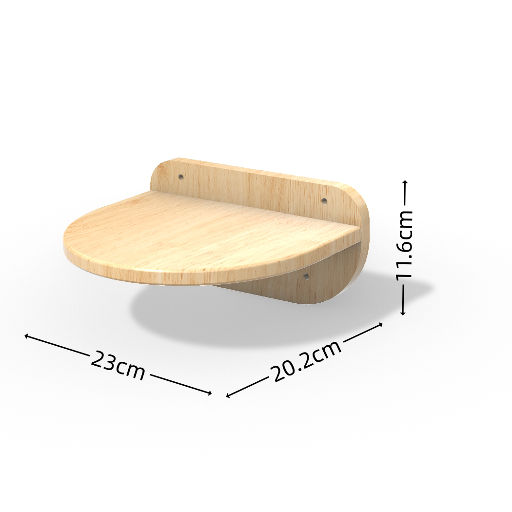Wall-mounted solid wood cat climbing space capsule module, photo 8