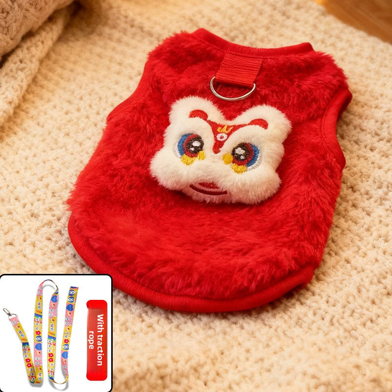 Double sided fleece cat vest, available in 16 styles, image 81
