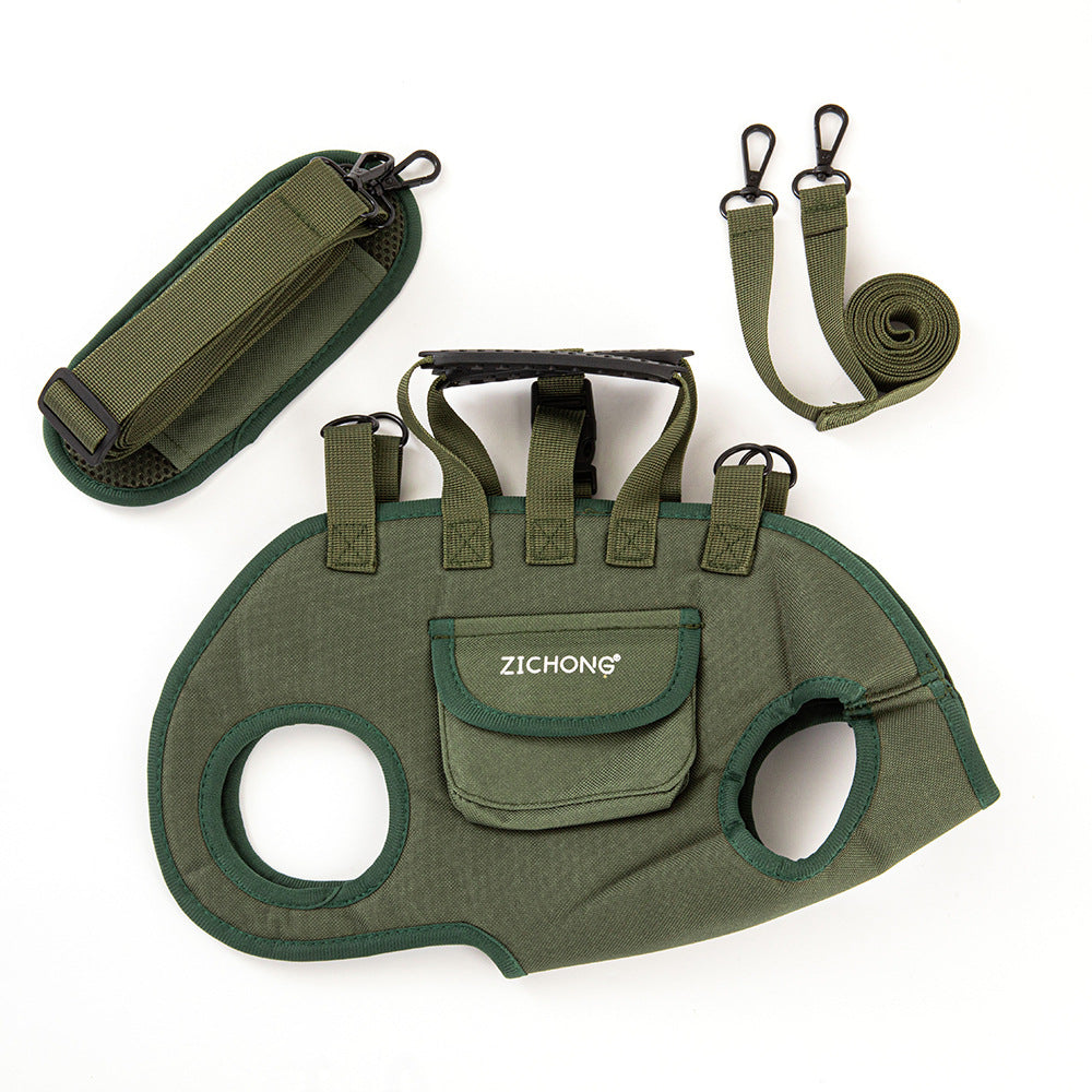 Pet harness, lead and crossbody bag set in 3 colour options