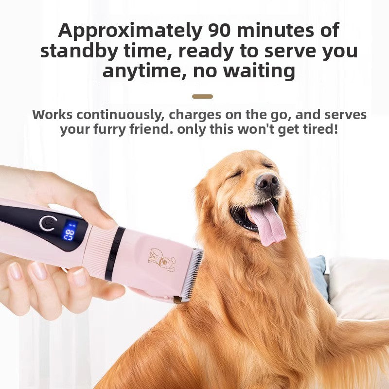 Electric Pet Hair Clippers with Rounded Blade Tips, Dogs and Cats