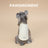 Sweet bow padded winter coat for small dogs in Sweet Bow Coat, side view