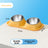 Anti-Spill Pet Food Bowl with Stainless Steel Insert