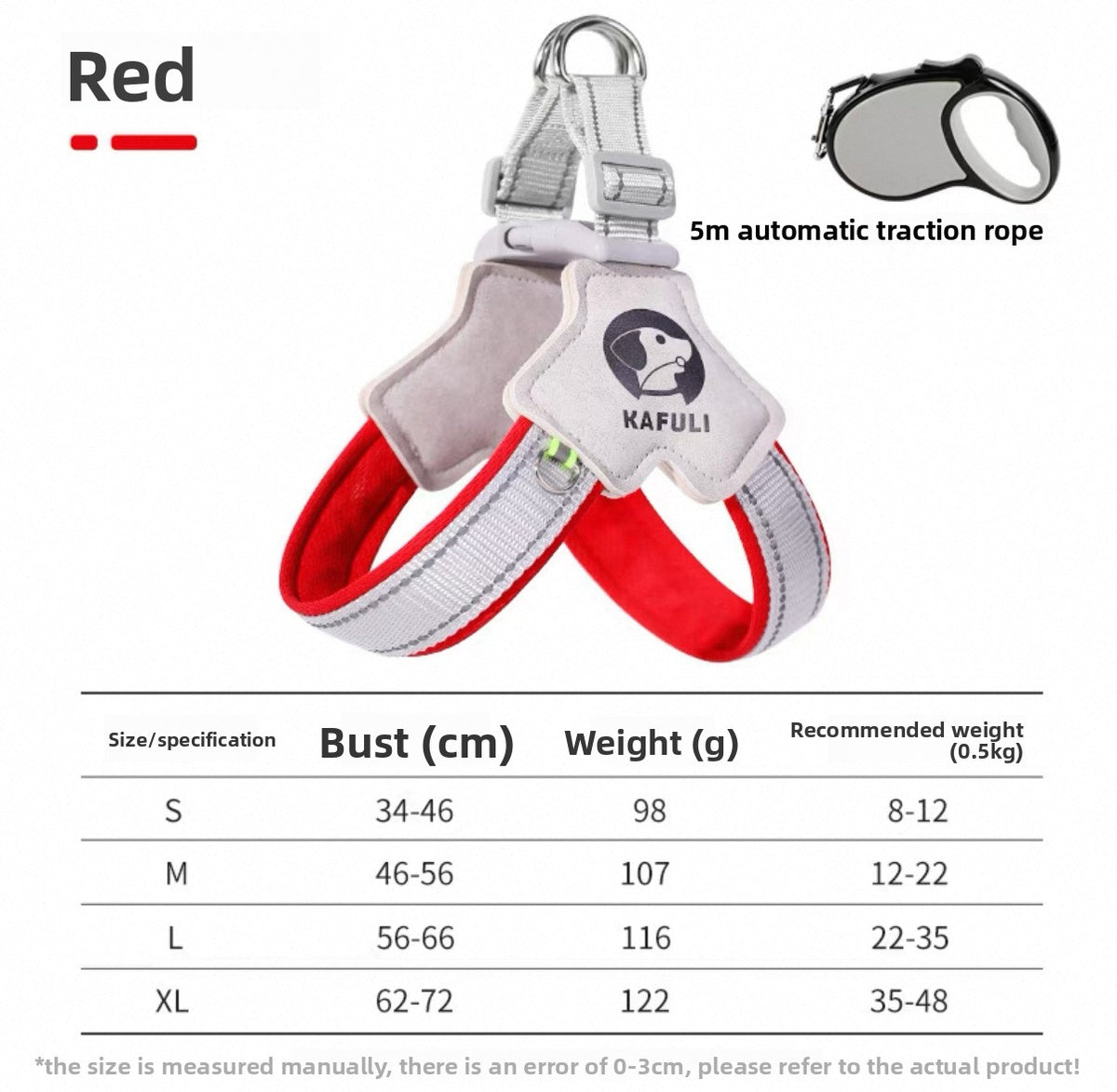 Breathable mesh Y-shape dog harness, main product photo