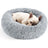 Tie Dye Round Plush Pet Bed for Cats and Small Dogs