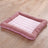 Ice silk cooling pet nest mat in Pink, size 55 x 45cm