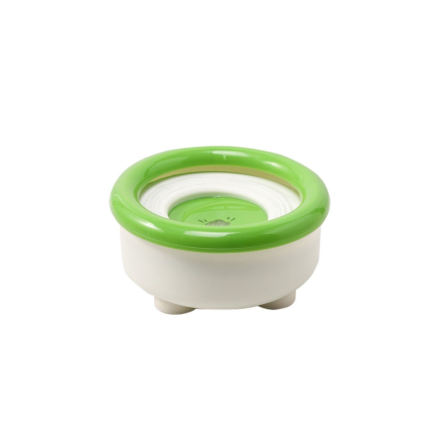 Floating Anti-Wet Mouth Pet Water Bowl with Built-In Filter, Round or Square, 19cm