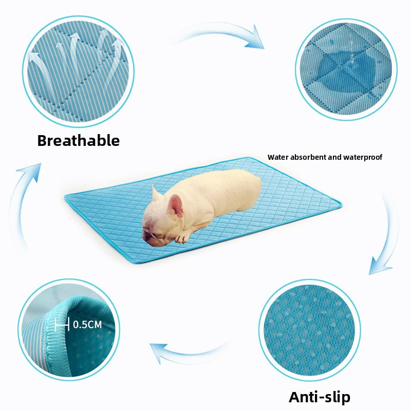 Waterproof non-slip cooling mat for dogs and cats, sizes from Extra Small 40 x 30cm