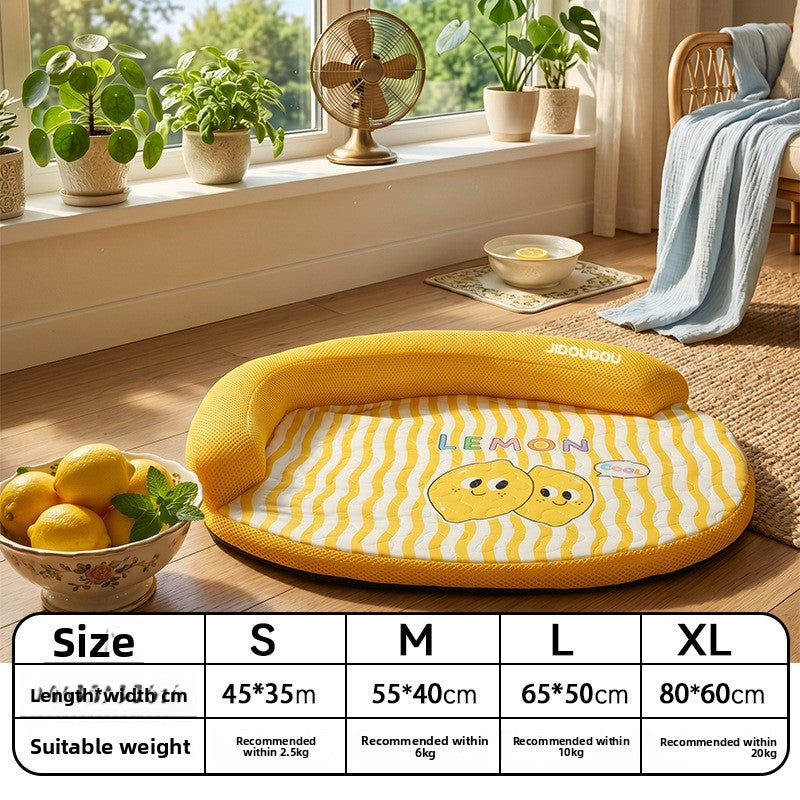 Rattan cooling mat with cute pattern for cats and small dogs, photo 66