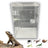 Acrylic jumping spider enclosure with front door, additional product photo